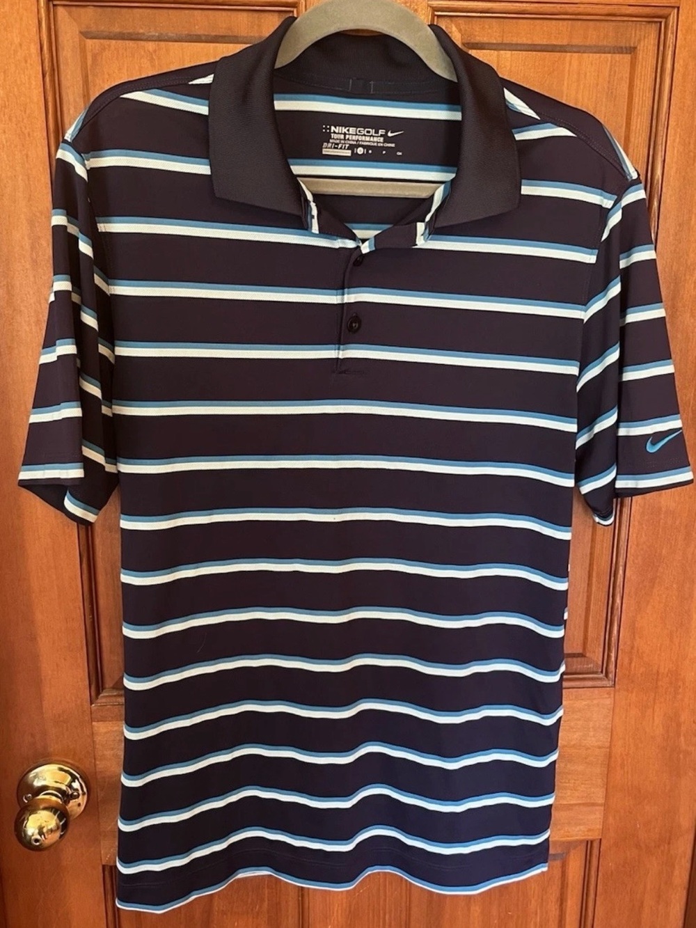 Nike Navy Blue Polo Golf Shirt Men’s Small